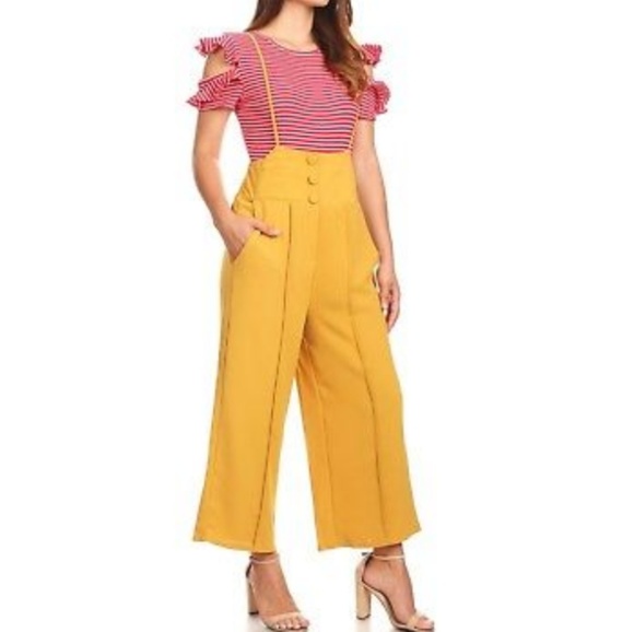 Y2K Wide leg overall pants - Picture 2 of 3